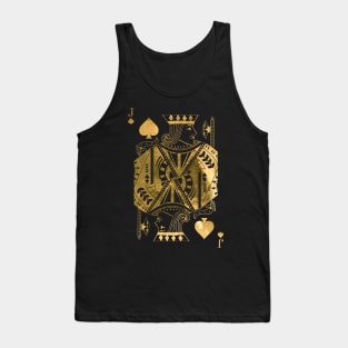 Jack Pikes - Golden playing cards Tank Top